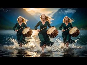 Epic Nordic Ocean Drums 🌊 | The Most Beautiful Nordic Celtic Folk Music | Viking Harp, Flute & Waves