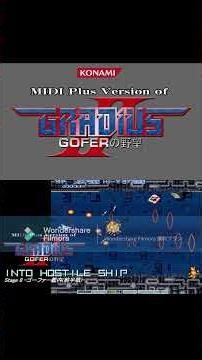[Into Hostile Ship] from GRADIUS II MIDI Plus Version (C)KONAMI,1988 by ILLkun68k