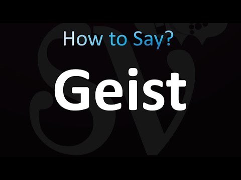 How to Pronounce Geist