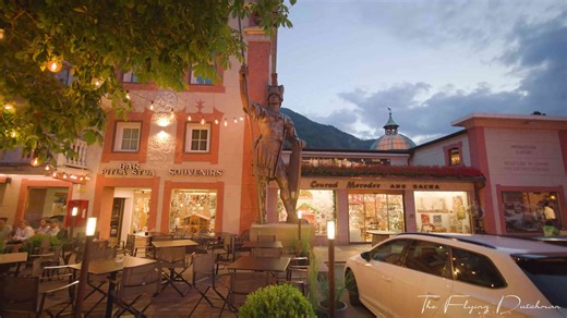 Ortisei, Italy – Colorful Evening Walk Through a Charming Dolomites Village (4K)