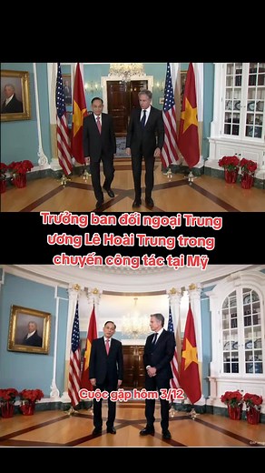 Trưởng ban đối ngoại Trung ương Lê Hoài Trung trong chuyến công tác tại Mỹ#viral #tintuc #xuhuong #newsnow #mỹ #vietnam