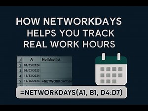 Excel Networkdays Function Exclude Weekends