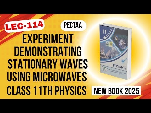 Experiment Demonstrating Stationary Waves Using Microwaves | Class 11th Physics New Book 2025