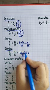 4.3M views · 24K reactions | Operaciones con números mixtos y fracciones  #matematicasprimaria #matematicasfaciles #matematicasdivertidas #matematica | Matemáticas divertidas | Facebook