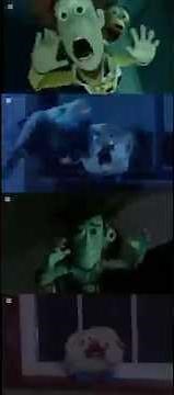 Mr. Tortilla Head vs Pigeon and Woody and Slinky Dog vs Monkey