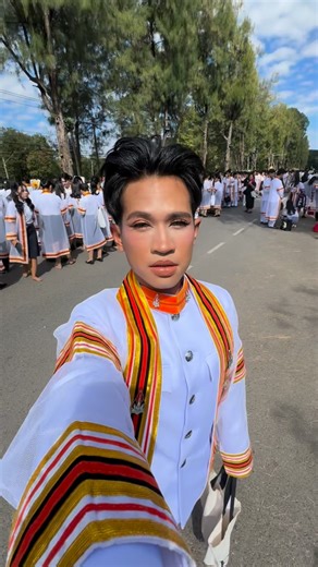 Summer on Instagram: "1วันกับการซ้อมรับปริญญา #สนิม #fyp #pov #มข #kku"