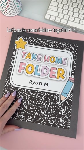 Slaying the paper game one folder at a time 📓 Text editable. Matchy-matchy. Chef’s kiss. 👌 👇 Comment “folder” below and I’ll DM you the link to these labels and the sticker labels I used (affiliate link)! Make sure to follow along first so me message isn’t lost! 🤍 These folder covers will match with your composition notebook classroom decor perfectly! Use them for take home folders or subject specific organization! 🤍 They are text editable in Canva and PowerPoint with the fonts embedded and