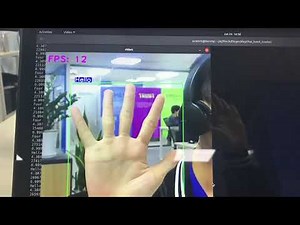 Hand Gesture Recognition in Raspberry Pi 4 - 14 FPS