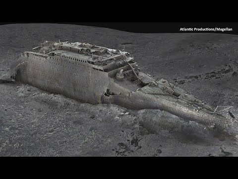 First full-size 3D scan of Titanic shows shipwreck in new light