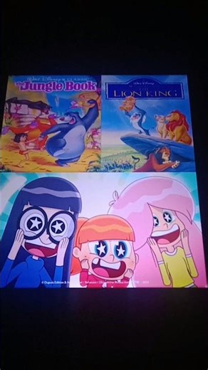 Panda, Roxane and Ondine Love The Jungle Book (1967) and The Lion King (1994)