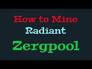 How to mine Radiant on Zergpool and get paid in Bitcoin | Windows & HiveOS