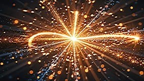 Magical Sparkle Light Flows Dynamically from the Starburst, Generative AI Stock Video - Video of shine, sunburst: 385891085