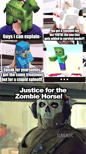 Justice for the Zombie Horse! 🐎 #shorts #foryou #filter #Iceologer #mobvote #zombiehorse