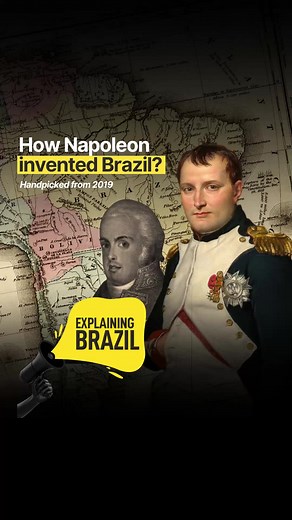 How Napoleon invented Brazil #ThrowbackClips Brazil is an improbable country. It is an immense mass of land, bound by a single language and a single flag. Even in the year of our independence, many thought Brazil as a nation would never actually come to pass. And yet, against the odds, Brazil managed to emerge as a unified country. We tell the story of how Brazil became a nation. A story that wouldn’t be possible if not for Napoleon Bonaparte’s megalomaniacal plans of world domination. #napoleon