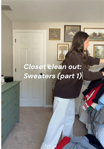 Sweater Collection Closet Cleanout Tips