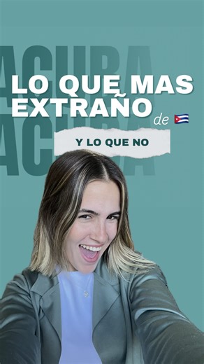 CAMI CUBA on Instagram: "Extrañar Cuba es una mezcla rara. Hay cosas que se te quedan en el pecho, que duelen bonito… y hay otras que, siendo sincera, no quiero volver a vivir jamás. En este video hablo desde mi experiencia, sin romantizar, sin filtros y con mucha verdad. Les cuento qué es lo que más extraño de Cuba: la gente, la energía, la forma de vivir… y también lo que NO extraño: la escasez, la incertidumbre y todo lo que nos empujó a muchos a irnos. Está disponible en el enlace de mi biog