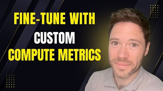 Fine tuning with Custom Compute Metrics