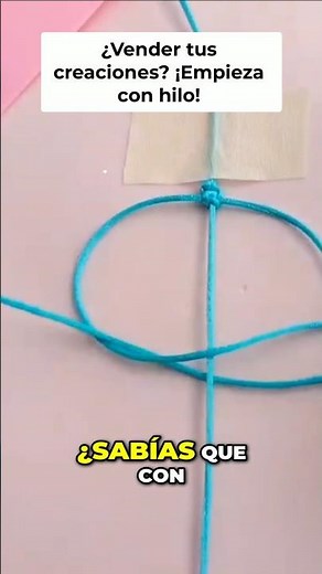 💎 Cómo hacer una pulsera con hilo y cuentas
