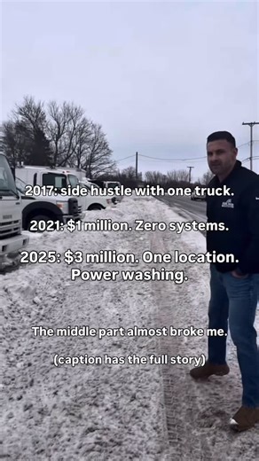 Luke Abbott on Instagram: "2017 I started pressure washing as a side hustle. Just me, a truck, and a machine. No business plan. No clue what I was doing honestly. 2019 I hired my first employee. Felt like a huge deal at the time. 2021 we hit $1 million in revenue. One location. Power washing. Sounds like a win right? It was a nightmare. No SOPs. No systems. No real management. Just me running around putting out fires 14 hours a day pretending I had it figured out. Employees calling me for every 