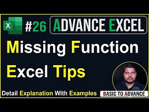 Ms Excel tips and tricks, more function with example in hindi | Lecture-26 UPCISS