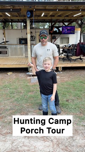 By popular demand, here is the tour of my hunting camp porch and kitchen. I plan to post a more detailed video on my YouTube channel. #diy #tour #build | Taylor Odlozil