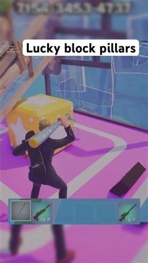 Fortnite lucky block pillars