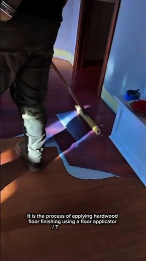 How Professionals Apply Polyurethane on Hardwood Floors T-Bar Floor Finishing Technique USA Standard
