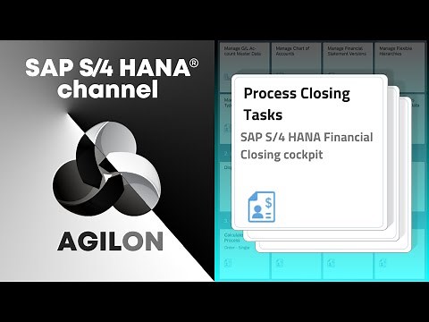 Closing Cockpit in SAP S/4 HANA 1909 (LIVE DEMO in SAP FIORI)