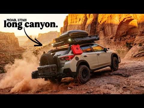 24hrs Overlanding Moab Utah in a Subaru Crosstrek
