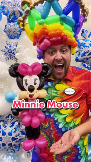 Creating Minnie Mouse with Balloon Art