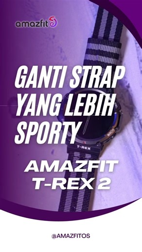 Cara Ganti Strap Amazfit T-Rex 2 Tanpa Ribet