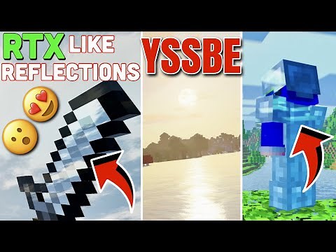 REFLECTIVE Armor/Swords! Ultra Realistic Java Like Shader for Minecraft PE 1.18+