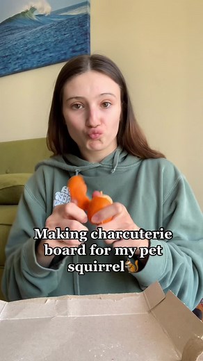 Creating a Custom Charcuterie Board for My Pet Squirrel🐿