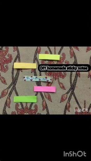 DIY homemade cute sticky notes at home #shorts