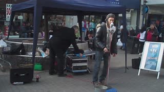 We've dug out this little gem for todays #ThrowbackThursday 😜 This is Tyber busking in Romford back in 2011 singing Point Of No Return! 🎙Little did we know that only 9 years later we'd be playing Wembley! 😱 Have you got your tickets for 2020 yet? 👉http://ow.ly/RkmC50upscp | The Dualers