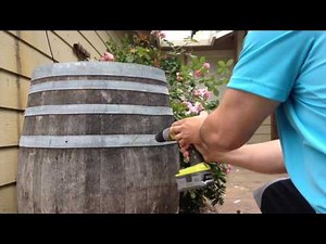 How to Make Wine Barrel Planters