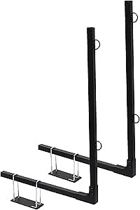 TonGass Upgraded Foldable RV Tote Tank Carrier Compatible with 15, 21, 28, and 36 Gallons Rhino Tote Tank, Universal Fit Mounts on 4" or 4.5" Square RV Bumpers - Includes Complete Hardware and Straps