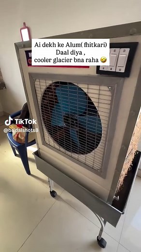 Cooler Mein Fitkari Kaise Dalein: Glacier Cooling Hack