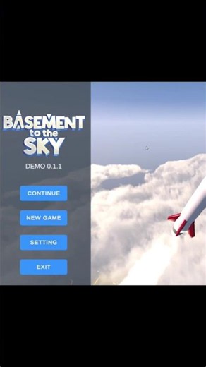 Launching My First Rocket! 💸 Basement to the Sky (Demo)#BasementToTheSky #IndieGames #shorts#gaming