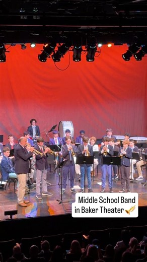 The Middle School Band took the stage and delivered a fantastic concert. | Brunswick School