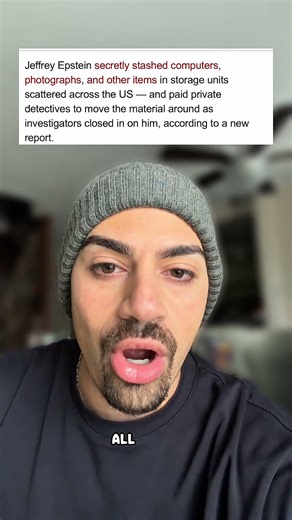 New report claims Epstein rented secret storage units with unseen files