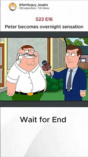 Peter becomes overnight sensation😂🤣 | #familyguy S24E01