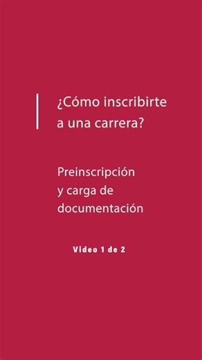 ¿Querés estudiar en la UNLa? En este video te mostramos cómo realizar el primer paso fundamental del proceso de inscripción: ✅ Registrarte en el sistema de preinscripción ✅ Elegir tu carrera ✅ Completar datos personales ✅ Cargar la documentación requerida Estate atento a nuestro próximo video (PARTE 2), donde te explicaremos el último paso: ingresar al SIU Guaraní 3W y abonar online la tasa de inscripción ($3500 destinados al fondo de becas 🫶) para finalizar el proceso. ¡Guardá este reel para t
