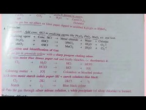 ICSE Class 9, Chemistry; Chapter- Practical work