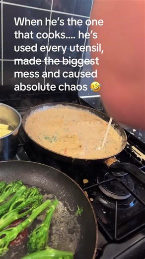 Messy Cooking Chaos: When Your Husband Takes Over the Kitchen