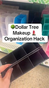 This Dollar 🌳 Tree desk organizer is perfect for organizing your makeup instead. 💄🤷🏻‍♀️ Should have grabbed a few more. 😅 Dollar Tree #dollartreehacks #makeup #organization #BudgetFriendly #homeorganization #BudgetBeauty | Kaycee Lynn Dycus