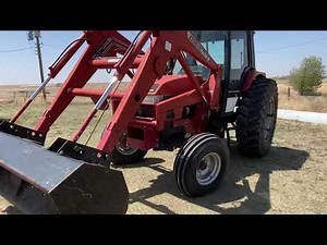 1997 Case IH 4230 Diesel 2wd Tractor w/ Cab & Front Loader - #5812