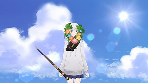 虚拟形象出BUG了。