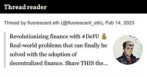 Thread by @fluorescent_eth on Thread Reader App