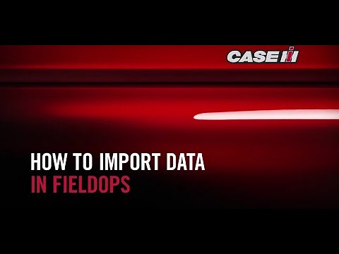 How to Import Data into FieldOps